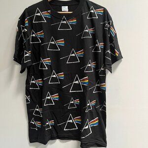Liquid‎ Blue Pink Floyd All Over Print Dark Side AOP All Over Print NEW Large